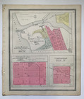 1899 Hackley Park Grounds  Sullivan Plat Map  Standard Atlas Muskegon County Mi 