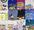 Vintage 90s Disney Looney Tunes Cartoons Shirt Lot Of 20 Mix Sizes Tv Shows
