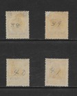 Bahrain Scott 38 - 41 Mh Set - 1942 44 George Vi India Issues With Overprint