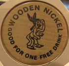 Vintage Summerville s Riggins  Id Wooden Nickel - Token Idaho