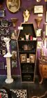 Coffin Bookcase 5 Shelves Crafted From 100 Year Old Reclaimed Oak 72 x24 x10 