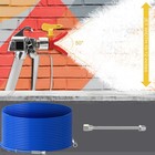 3600psi Airless Paint Spray Gun Hose Kit 50ft 1 4  Swivel Joint With 517 Tip Usa