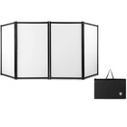 Dj Foldable Facade Portable Event Booth Panels Black Frame White Scrim Carry Bag