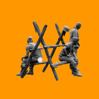 Ww2 German Soldiers Latrine 1 35 Wwii Scale Diorama 3d Resin Printed Usa Made