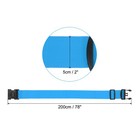 4 Set Luggage Strap With Combination Lock Luggage Tag Loop 78 x2   Sapphire Blue