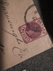 Rare Gb Queen Victoria Ceylon 1879 2 Cents Prepaid Cover