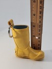 Vintage L l  Bean Keychain Welly Rain Boots Key Chain Rubber Yellow
