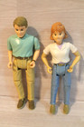 Fisher-price Loving Family Dollhouse 1998 Doll Family Figures Lot Mom Dad Baby