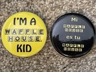 Vintage Waffle House Pins - Lot Of 4 - New Old Stock