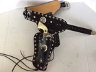 Hubley Cowboy Cap Gun Holster With Bullets