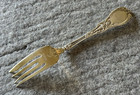 Mythologique By Gorham  1894 Sterling Silver Fork 6-7 8  No Mono