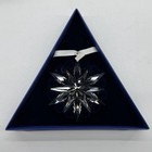 Swarovski 2011 Annual Christmas Ornament Large Crystal Snowflake 1092037 W Box