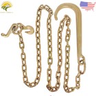 5 16    8 Ft Grade 70 15  Axle J Hook Hook Rollback Carrier Wrecker Tow Chain
