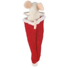 Primitives By Kathy Santa Hat Mouse Felt Critter Ornament Holiday Christmas Gift