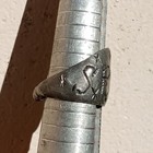 Extremely Rare Ancient Viking Silver Ring Authentic Antique Artifact Stunning