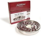 Broadman Church Supplies Remembranceware Communion One Pass Tray   Disk  Silver