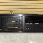 Denon Dr-dm44 Closed Loop Duel Capstan Wood Sides  Cassette Deck Works  Excle Cn