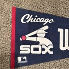 Chicago White Sox 1970 s Felt Full Size Pennant 12   x30    Mlb Vintage Rare Blue