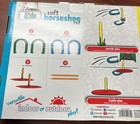 Indoor outdoor Soft Horseshoe Game Set For Adults   Kids Backyard Lawn Games