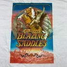 Vtg New 1974 Blazing Saddles Movie Promo Premier T-shirt White     Usa     Medium