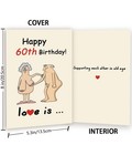 60th Birthday Card Gifts For Him Her Men Women   Humorous 60 Years Birthday D   