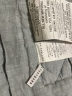 Pottery Barn Belgium Flax Diamond King Quilt