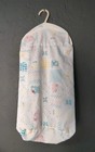 Vintage Snugabye Diaper Holder Pink Bunnies Blue Teddy Bears Butterflies  read
