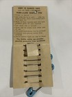 5 Vintage Diaper Safety Pins With Blue Metal Caps By Dub-l Lox Deronde And Co