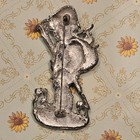 Vintage Jj Jonette Pewter Boy Fishing Brooch Pin 1980s Mid-century Figural