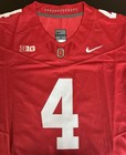 2026 Jeremiah Smith  buckeye Stripe  Red Ohio State Osu Jersey Buckeyes 4