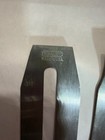 Pair Of 2 Vintage Stanley 2  Bench Plane Blades Irons No 4 5 Angular Usa