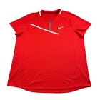 New Nike Court Slam Australian Open Men s 1 4 Zip Shirt Habanero Red Dd8309     Xl