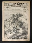 Complete 1874 Daily Graphic Illustrated Large Newspaper Advertising 5 20 Vg exc
