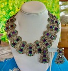 Madeleine Albright s Matl Matilde Poulat Amethyst Turquoise Necklace Earrings