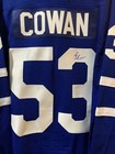 Easton Cowan Signed Toronto Maple Leafs Adidas Nhl Hockey Jersey With Coa   Holo