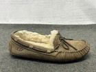 Ugg Womens Size 7 Dakota Suede Shearling Moccasin Slippers Shoes 5612 Cocoa