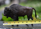 Large Antique Austrian Vienna Cold Painted Bronze Figure American Buffalo Bison