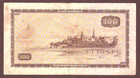 Denmark  100 Kroner 1965     Prefix A8