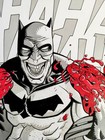 Batman Original Comic Art A3 Hand-drawn  Bristol Board Signed Ooak