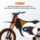 Battery Cover Guard Protect Shield Protector Fits Tuttio Soleil 01 Black New