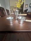 Porter Blanchard 3 Piece Mid Century Sterling Coffee Set Excellent 