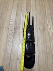African Carved Wood Art Tribal Warrior Ebony With Inlay Wall Decor
