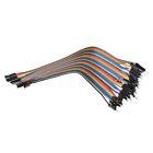 40pcs Dupont Wire Jumpercables 20cm 2 54mm Male To Female 1p-1p For Arduino