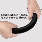 Nunchucks - Safe Solid Rubber Training Nunchucks nunchakus With Steel Black 