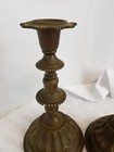 Pair Of Antique Candleholders Ca  1900  Minor Damage  Weighted  9 