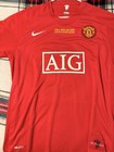 Signed Wayne Rooney Jersey 2008 Final Moscow Xxl
