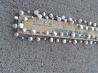 Vintage Silpada  Silver Chain Link Pearl Necklace 2 Strand 16in