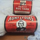 3 Vintage Aunt Lydia s Heavy Rug Yarn Skeins 100  Polyester 60 Yds 805 White