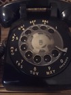 Vintage Western Electric Bell System 500dm Black Rotary Phone At t Working 1984