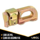 Us Cargo Control L Track Double Stud Fitting - Wll 1 666 Lbs  - 10 Pack